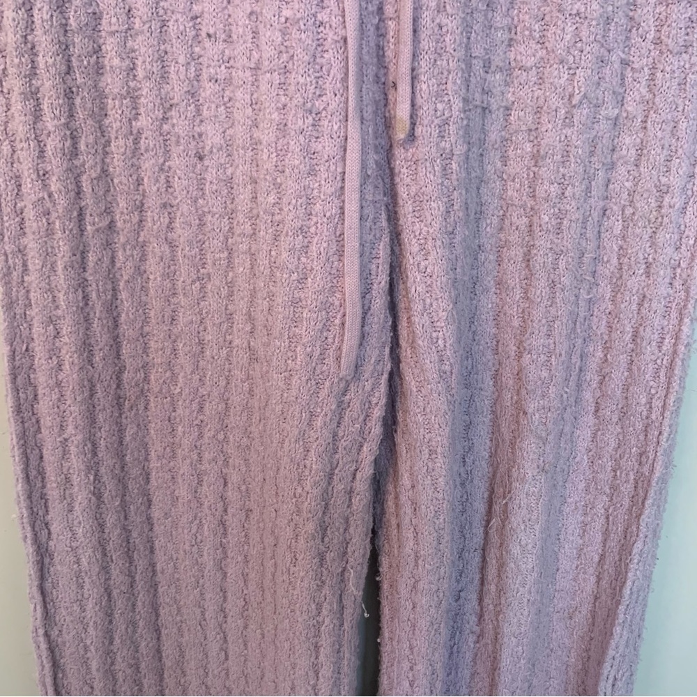 Urban Outfitters Purple Out From Under Mina Cable Knit Pant M - Picture 7 of 16